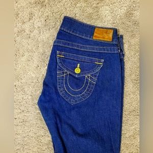 True religion flap pocket skinny jeans